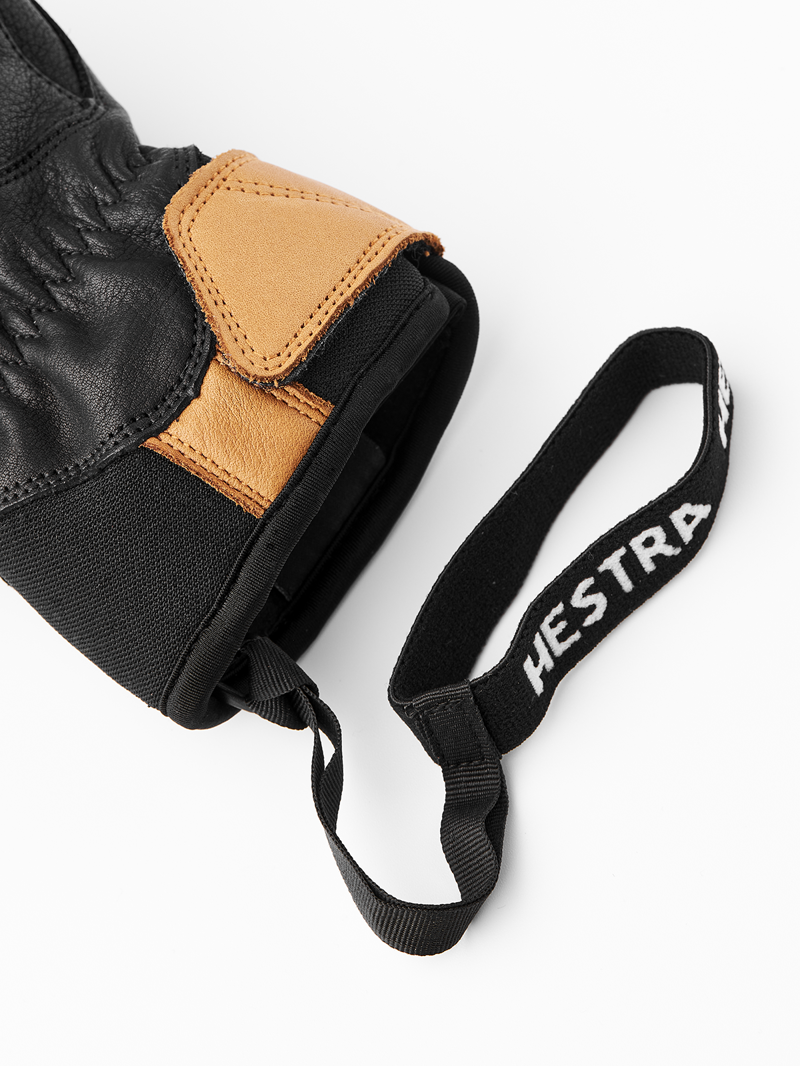 Hestra Womens Fall Line Leather Ski Gloves - Black-2